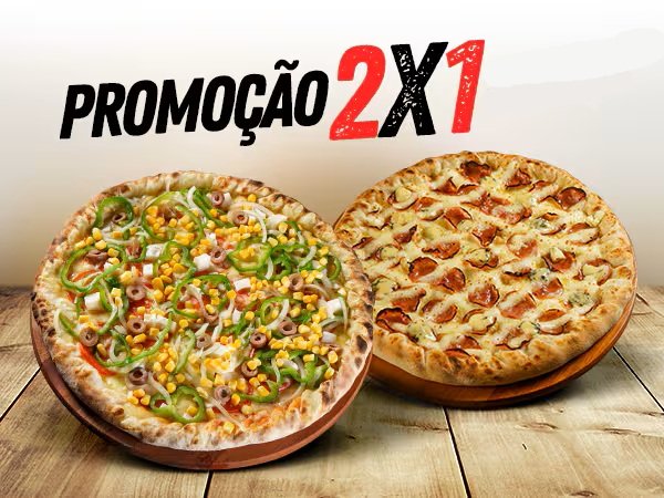 2 Pizza PP + 1 Refrigerante 2L